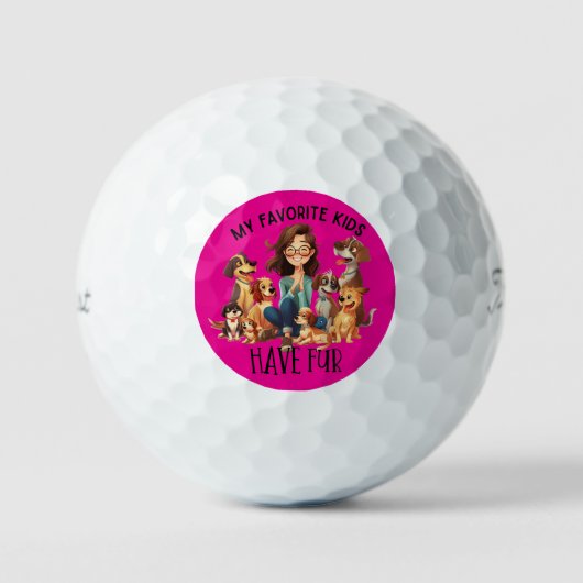 Perfecte golfcadeaus voor de speciale dames golfballen (Voorkant)