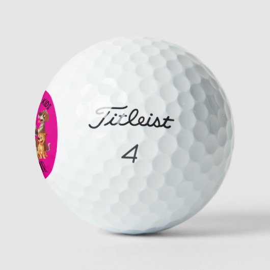 Perfecte golfcadeaus voor de speciale dames golfballen (Logo)