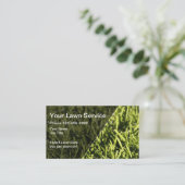 Perfecte grasmaaiservice visitekaartje (Staand voorkant)