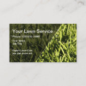 Perfecte grasmaaiservice visitekaartje (Voorkant)