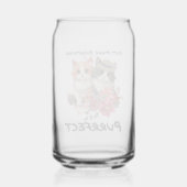 perfecte kat citaat blikvorm glas (Achterkant)