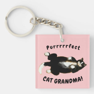 Perfecte kat oma sleutelhanger