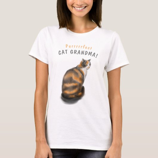 Perfecte kat oma T-shirt (Voorkant)