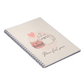 Perfecte kat traktaties notitieboek (Rechterzijde)