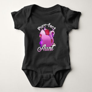 Perfecte kattenliefhebber tante Feline Eigenaar Romper