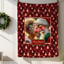 Perfecte Kerst Deken Gezellig Gooi Mr. Mrs Claus
