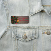 Perfecte kerst naamplaatje (In situ)