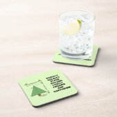 Perfecte kerstboom bier onderzetter (Rechterzijde)