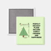 Perfecte kerstboom magneet (Voorkant / Achterkant)