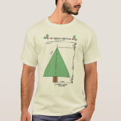 Perfecte kerstboom t-shirt (Voorkant)