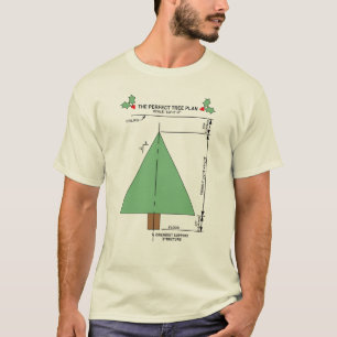 Perfecte kerstboom t-shirt
