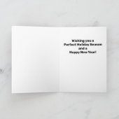 Perfecte kerstboom vakantie Kaart (Binnen)