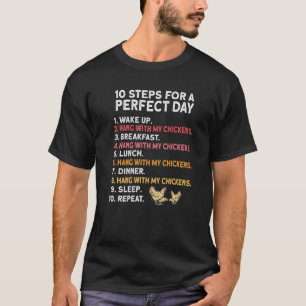 Perfecte Kippen Dag Boer Haan Kippen T-shirt