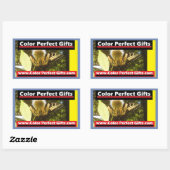 Perfecte kleurenDesign bij perfecte kleuren Rechthoekige Sticker (Vel)