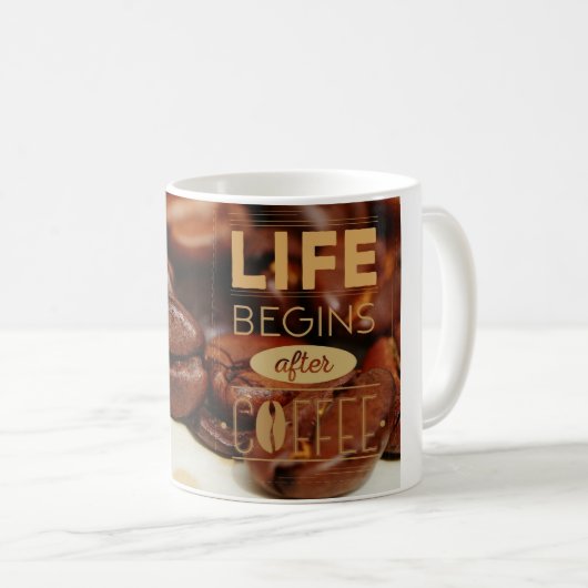 Perfecte koffie mok (Voorkant rechts)