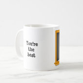 Perfecte leraar cadeau: koffiemok (Voorkant links)