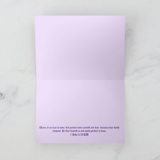 Perfecte liefde kaart (Binnen)