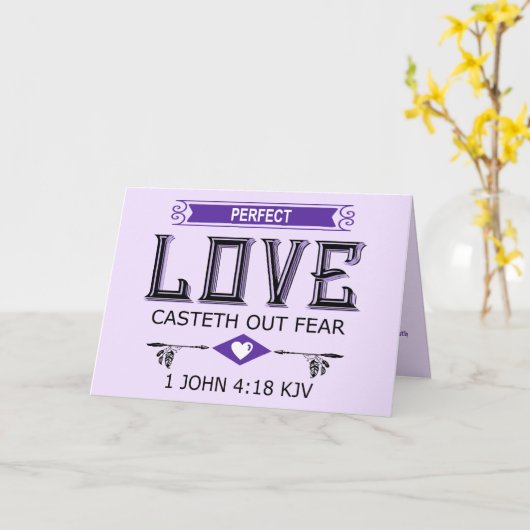 Perfecte liefde kaart (Gele Bloem)