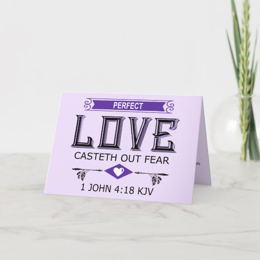 Perfecte liefde kaart (Voorkant)