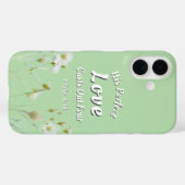 Perfecte Liefde Werpt Angst Af Bloem Licht Groen Case-Mate iPhone Case (Achterkant (horizontaal))