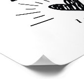 Perfecte liefde zorgt voor angst voor Poster (Hoek)