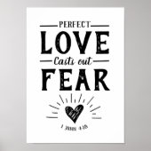 Perfecte liefde zorgt voor angst voor Poster (Voorkant)