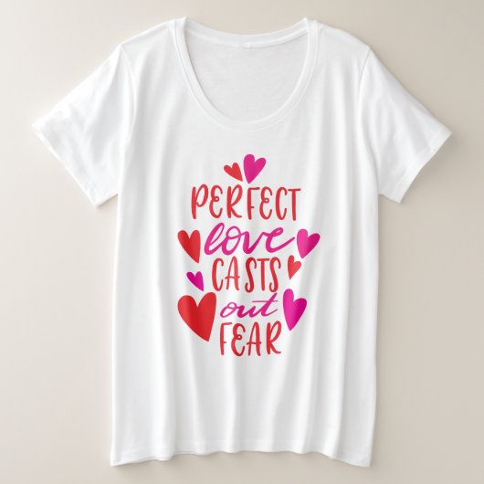 Perfecte liefde zorgt voor extra T-shirt (Design voorkant)