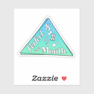 Perfecte maand Sticker - augustus