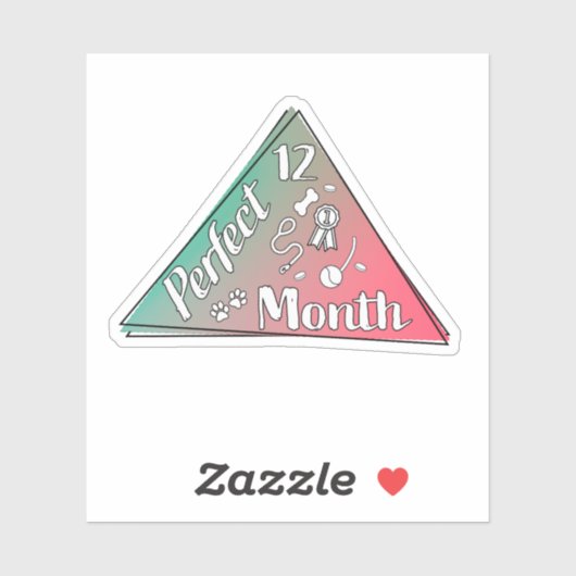 Perfecte Maand Sticker - december (Vel)