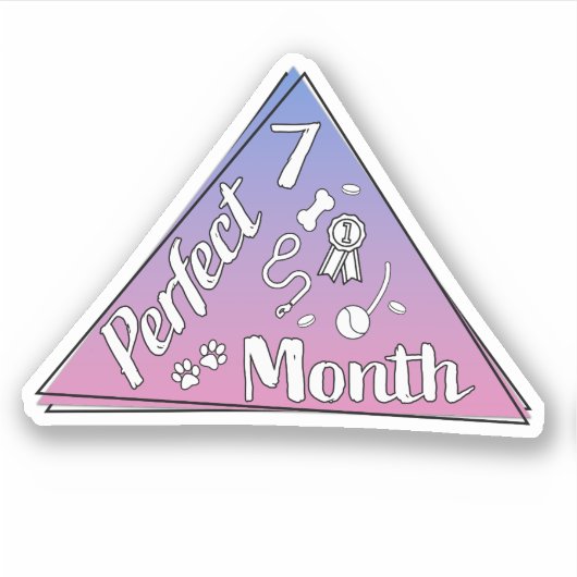 Perfecte Maand Sticker - juli (Voorkant)