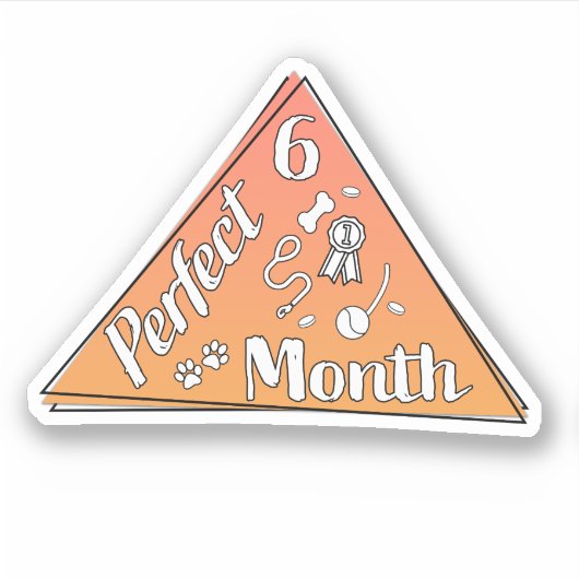 Perfecte maand Sticker - juni (Voorkant)