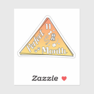 Perfecte Maand Sticker - November