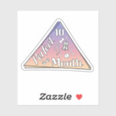 Perfecte maand Sticker - oktober (Vel)