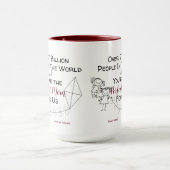 Perfecte mam voor mij - 2 meisjes mok (Midden)