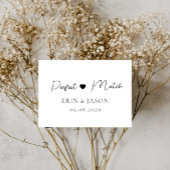 Perfecte match! Elegant, eenvoudig, handschrift, h Rubberstempel