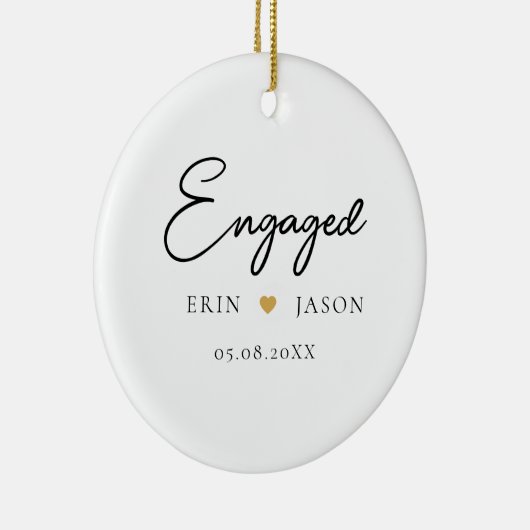 Perfecte match! Elegant, eenvoudig Keramisch Ornament (Rechts)