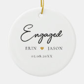 Perfecte match! Elegant, eenvoudig Keramisch Ornament (Voorkant)