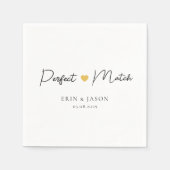 Perfecte match! Elegant, eenvoudig Servet (Voorkant)