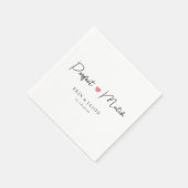 Perfecte match! Elegant, eenvoudig Servet (Hoek)