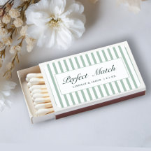 Perfecte Match! Elegante groene witte strepen 
