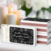 Perfecte Match Handgetekende Whimsical Trouwlucife