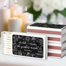 Perfecte Match Handgetekende Whimsical Trouwlucife
