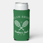 Perfecte Match Laatste Swing Tennis Bachelorette Seltzer Blikjeskoeler (Seltzer Voorkant)