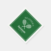 Perfecte Match Laatste Swing Tennis Bachelorette Servet (Hoek)