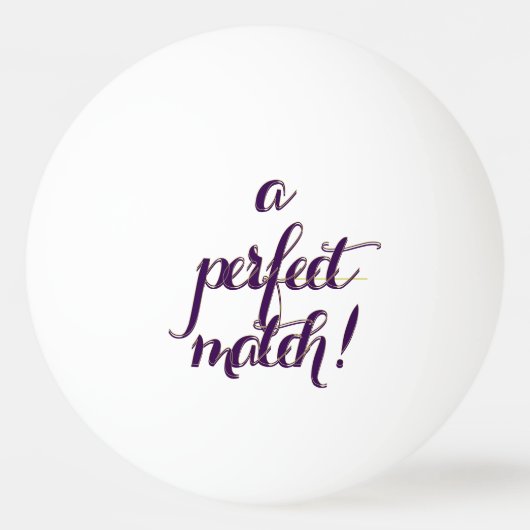Perfecte Match Pingpongbal (Voorkant)