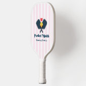 Perfecte Match Preppy Pickleball Bruiloftsshower Paddle (Links)
