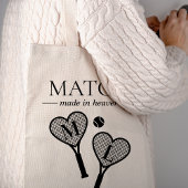 Perfecte Match Tennis Bachelorette Bruidsmeisje Gi Tote Bag