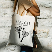 Perfecte Match Tennis Bachelorette Bruidsmeisje Gi Tote Bag