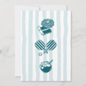 Perfecte match | Verloving van de Pickleball Count Kaart (Achterkant)