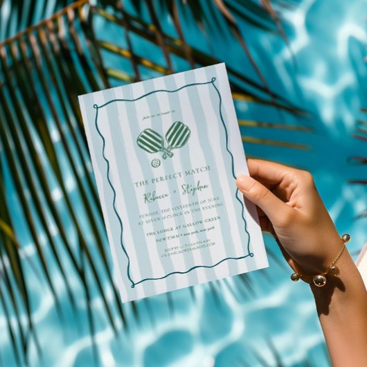 Perfecte match | Verloving van de Pickleball Count Kaart